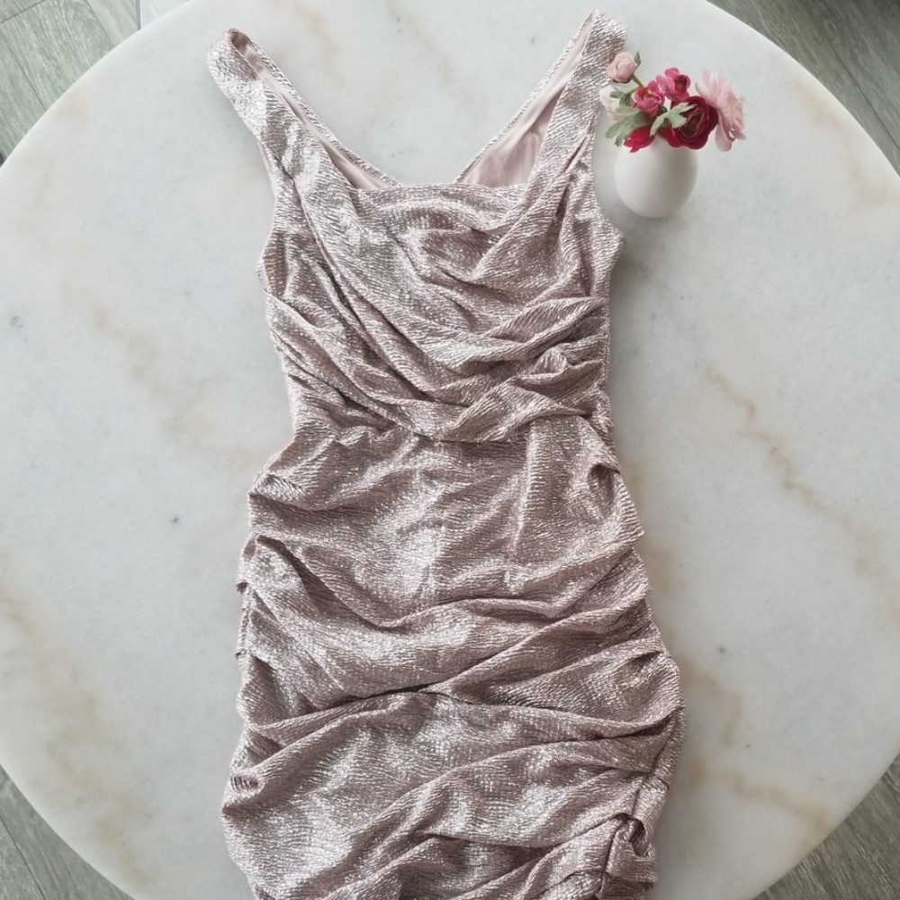 Express metallic cocktail dress sz 4